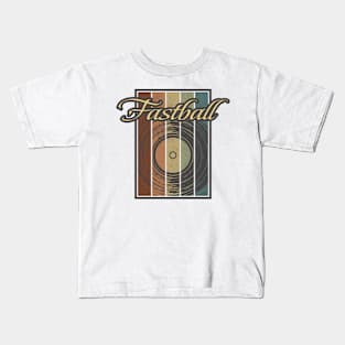 Fastball Vynil Silhouette Kids T-Shirt